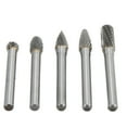 thumbnail image 3 of Juego de 5 brocas rotativas de carburo de tungsteno, 6x8mm, doble corte para pulir, grabar, taladrarADEFG, 3 of 12