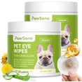 thumbnail image 1 of Toallitas para ojos PawSono para perros y gatos hipoalergénicas, 200 unidades, 1 of 8
