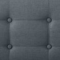 thumbnail image 5 of AENKYO Modern Platform Bed Frame with Upholstered Headboard, Queen Size,Dark Gray, 5 of 8