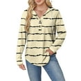 thumbnail image 6 of YueHuiYing Women's Hoodies Long Sleeve Sweatshirts Drawstring Pullover Tops with Pocket Casual Loose Blouses Tunic, 6 of 6