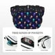 thumbnail image 5 of Fotbe Sea Jellyfish Cangurera Cuadrada con Estampado de Doble Capa, Bolsa de Cintura Ajustable Mini para Hombres y Mujeres, 5 of 9