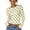 Yellow, variant on Womens Oversized T Shirts Crew Neck Long Sleeve Tshirts Slim Fit Polka T Shirt Tunic Top