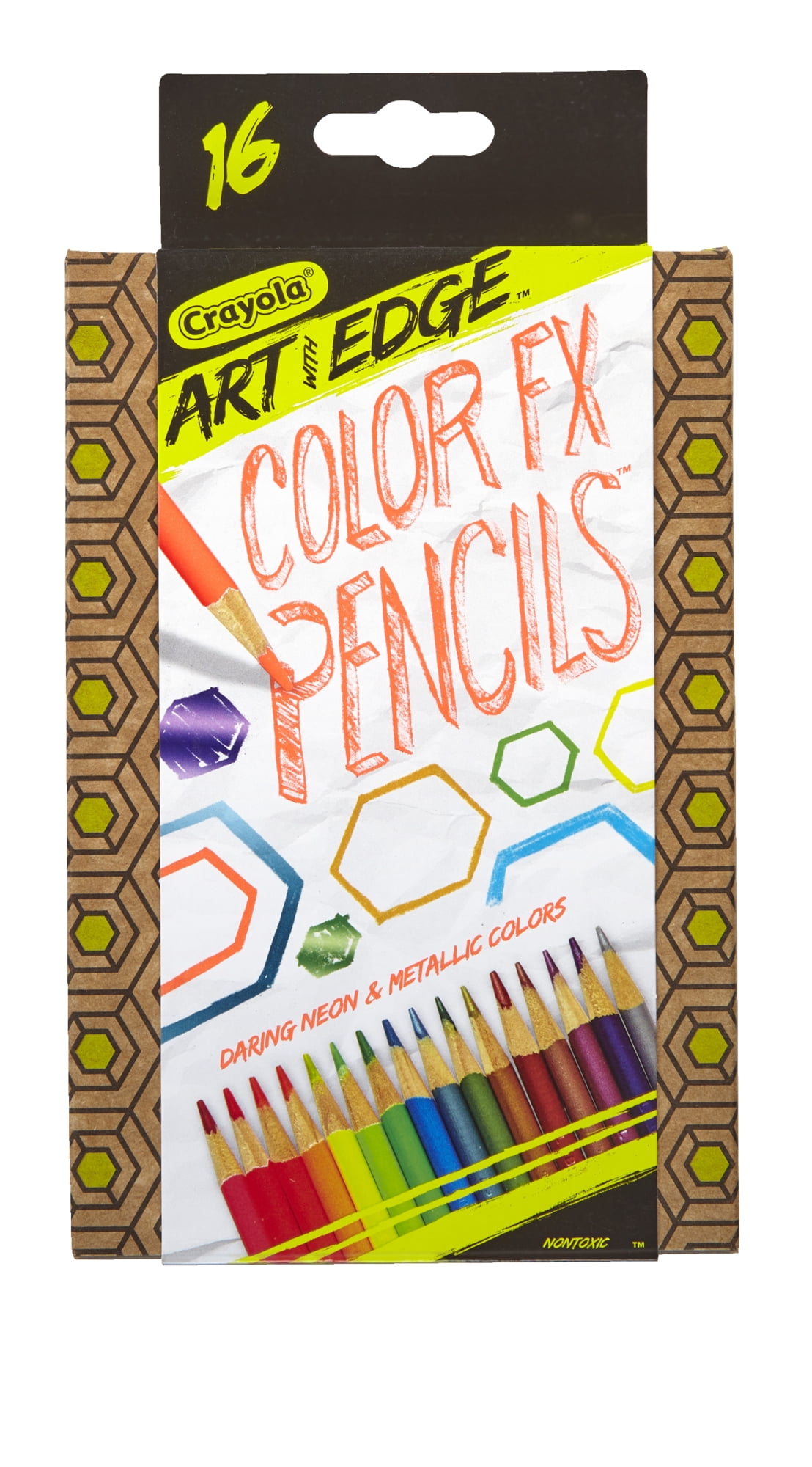 Crayola Art With Edge Color Fx Pencils, 16 Count