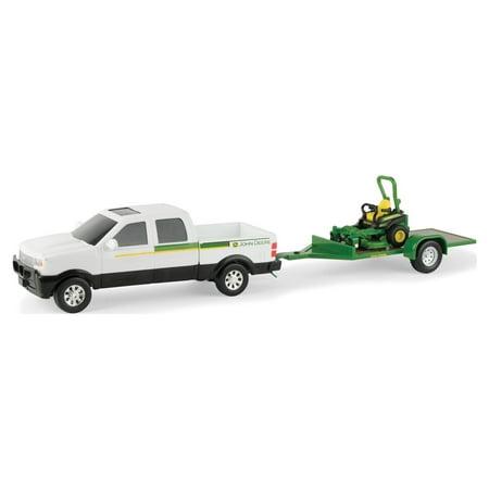 UPC: 0036881455202 | John Deere 1:32 Scale Z930M Zero-Turn Mower Set with John Deere Dealers Truck and Trailer
