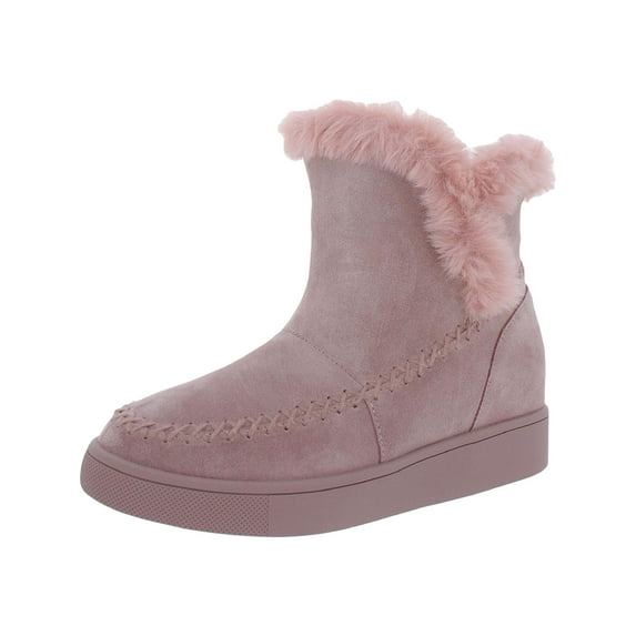 Aqua College Womens Anka Suede Faux Fur Winter & Snow Boots