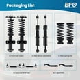 thumbnail image 3 of BFO Coilovers for Ford Mustang 2005-2014 GT S-197, Height Adjustable Coilovers Suspension Kit, Preset Damping Shock Absorber Struts, Lowering Kit Black, 3 of 9