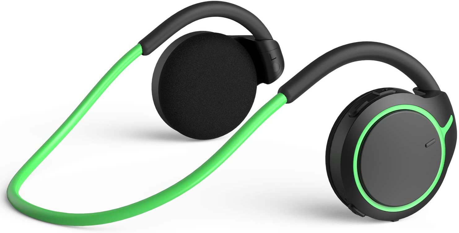 Small Bluetooth Headphones Behind The 