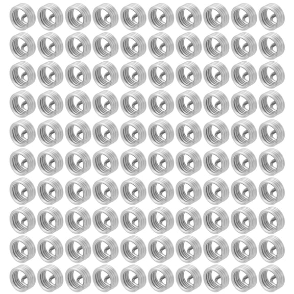 100pcs Stainless Steel Coiled Wire Helical Screw Thread Inserts M6 x 1.0 x 1D Length