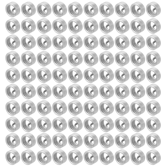 100 piezas de insertos de rosca helicoidal de alambre en espiral de acero inoxidable M6 x 1,0 x 1D de longitud