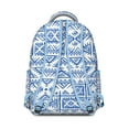 thumbnail image 3 of Boho Chic Commuter Bag - Tribal Print Backpack, Large Capacity, Durable Oxford, Ideal for Campus & Everyday Use, 3 of 6