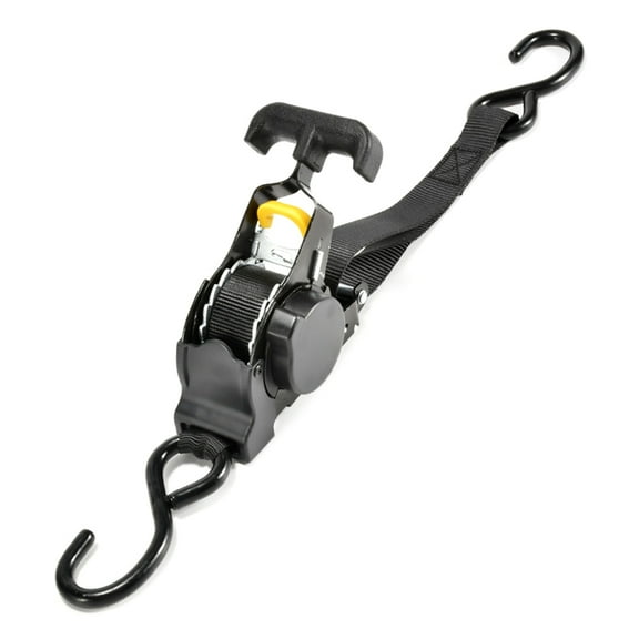 BIBABLYKE Automatic Motorcycle Tie Down Strap Set Ratchet Hook Lashing Strap Polyester Strap for Secure Transport