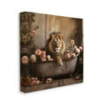 thumbnail image 4 of Stupell Industries Lion in Flower Filled Tub Animals & Insects Painting Gallery Wrapped Canvas Art Print Wall Art, 24 x 24, 4 of 8