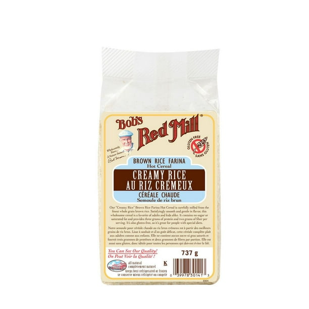 Bob's Red Mill Brown Rice Farina Creamy Rice Hot Cereal, 737 GR