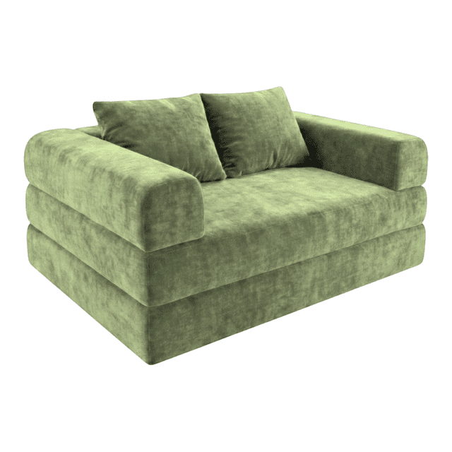 SOFA CAMA TEDDY QUEEN SIZE CATCH OLIVE