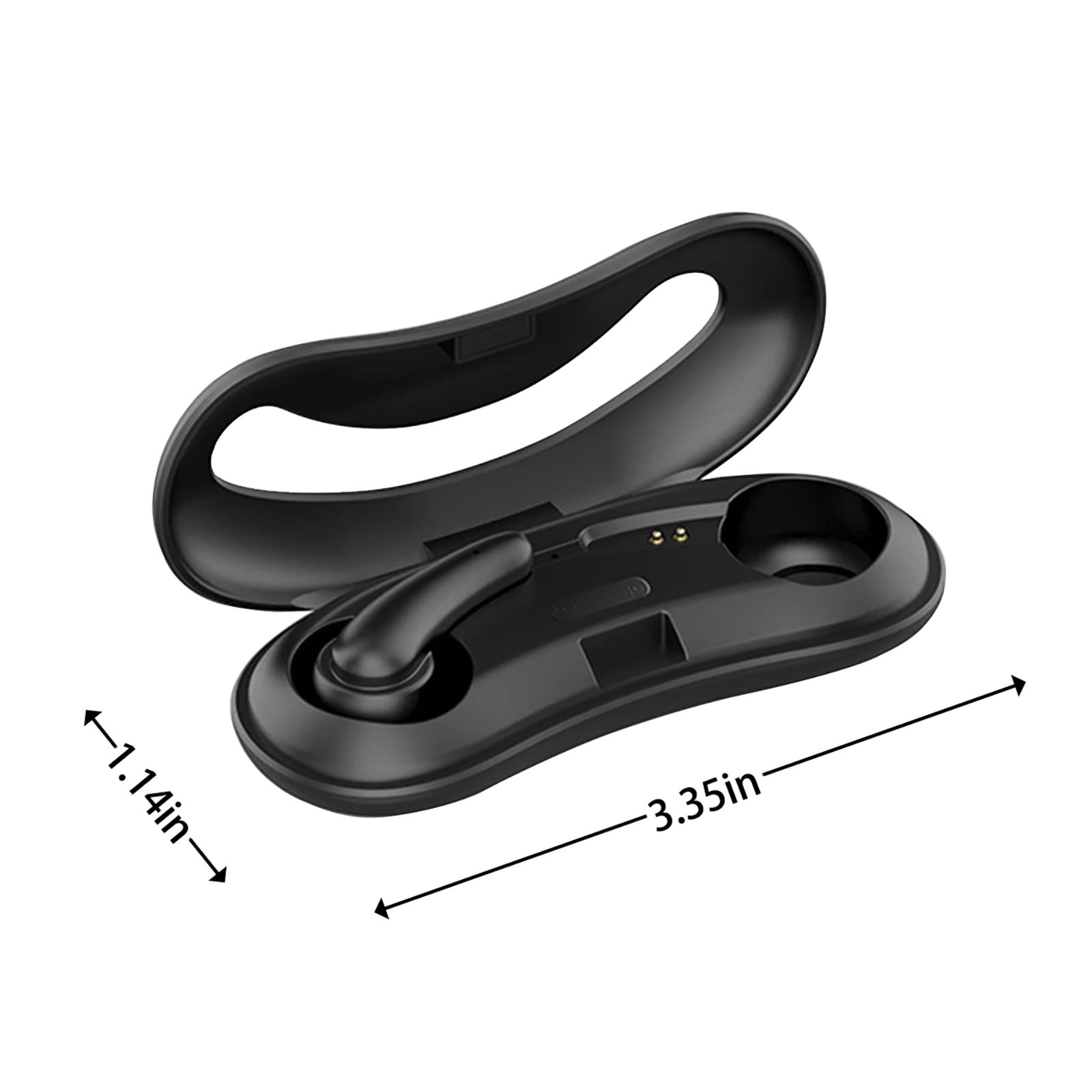 Hybrid Active Noise Cancelling Wireless Earbuds, 6 Mics ENC Clear Call, IPX8 Waterproof, in Ear Bluetooth 5.3 Headphones Stereo Bass Ear Buds 59H Playtime with LED Display 32 EQs via APP - Black