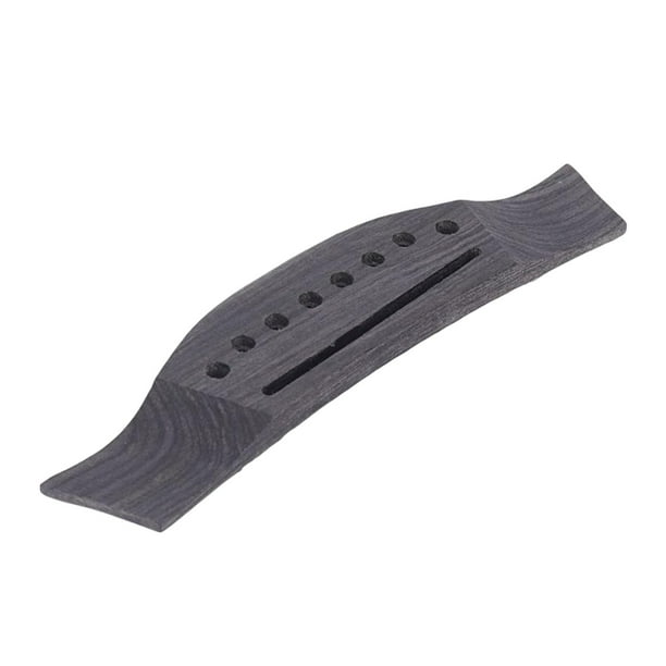 Puentes de guitarra de madera, confiables, universales, duraderos, para accesorios de guitarra, reemplazo y actualización. Estilo D 8 orificios