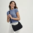 Vera Bradley Women's Cotton Frannie Crescent Crossbody Bag Classic Navy ...