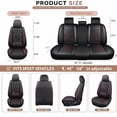 thumbnail image 7 of Full Set for Nissan Pathfinder Car Seat Covers 2011-2026,Waterproof Nappa Leather Car Seat Protector,Anti-Slip and Comfortable Car Seat Cover&Accessories(5 Seats/Black&Red), 7 of 7