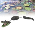 thumbnail image 4 of Señuelo Flotante De Cocodrilo De 3 Segmentos, Escultura De Cocodrilo, Flotador De Estanque, Decorativo, Vívido, Antidecoloración Para Jardín, 4 of 7