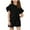 Black, variant on snilers Girls Summer Outfits 2 Piece Clothes Cute Ruffle Sleeve T Shirt and Shorts Athletic Short Sets Loose Fitted Clothing Sets 4-15 Years