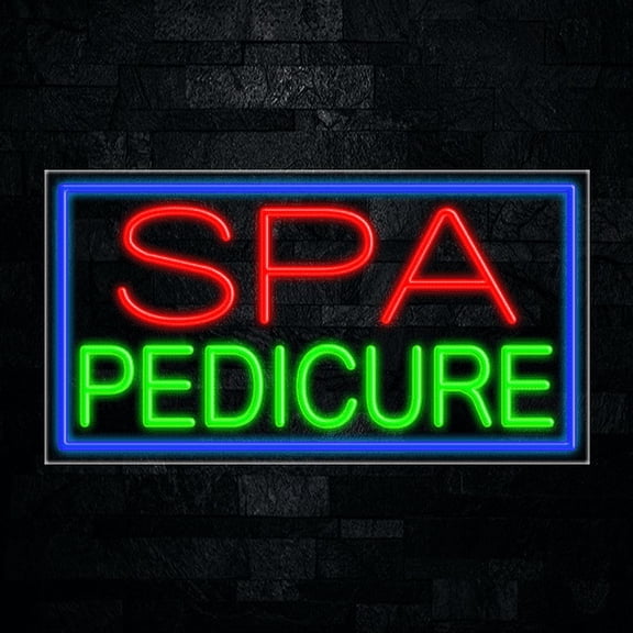 Spa Pedicure-LED Neon Sign 33"L x 18"H #31113
