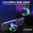 thumbnail image 4 of Altavoz Bluetooth magnético con iluminación multicolor RGB, altavoz Bluetooth compacto con soporte metálico para el teléfono. Mini altavoz adecuado para baños, dormitorios, bicicletas y coches., 4 of 8