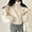Beige, variant on USSUMA Womens Full Zip Fleece Lapel Long Sleeve Fuzzy Sherpa Jacket Warm Solid Coat Cozy Outerwear with Pockets up to 65% Off