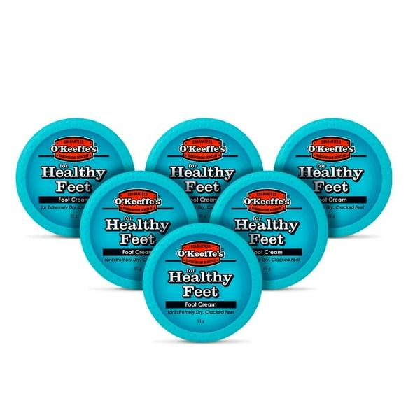 OKeeffes Pot pour Pieds Sains 91g Lot de 6