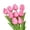 Pink, variant on Floral Bouquets for Home Elegant Decoration Set for Living Room Bedroom or Bathroom Ideal for Holidays Weddings and Seasonal, 13.4x1.2 inch, Peach