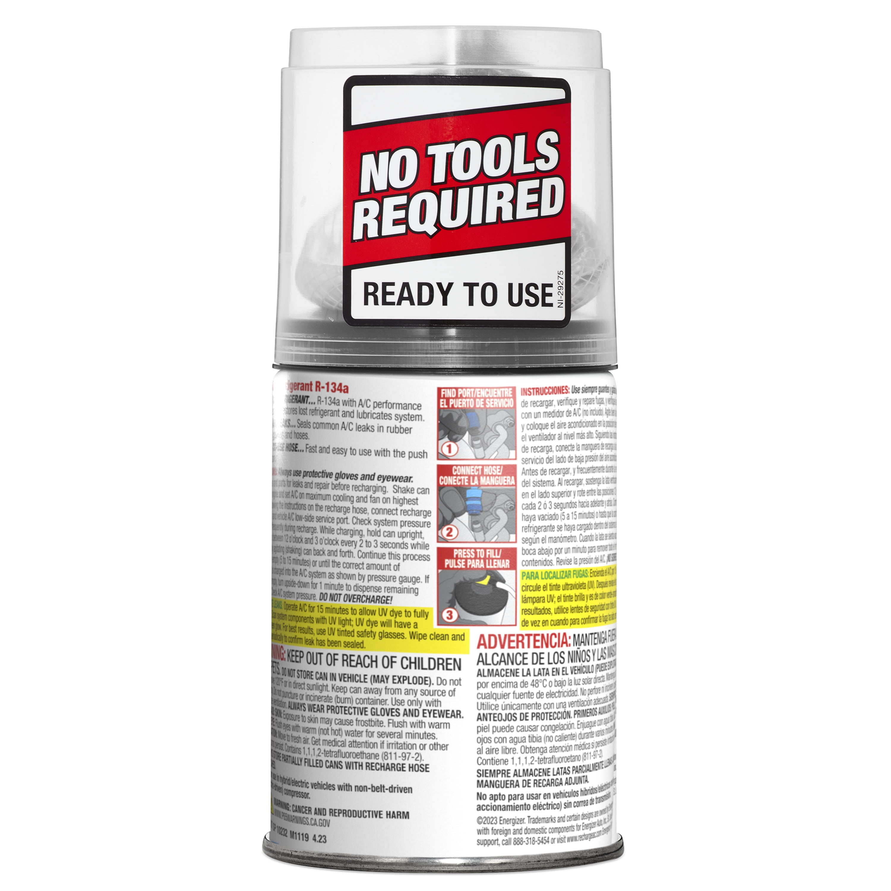 衛生日用品 DR.chill EZ Chill134a with System Safe Leak Sealer + UV Dye (9.25