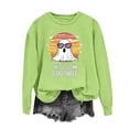 thumbnail image 2 of Taqqpue Women's Halloween Sweatshirt Loose Soft Casual Halloween Printed Crew Neck Long Sleeve Blouse Shirt Fall Winter Plus Size Pullover Tops for Women, 2 of 4