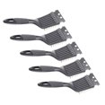 5PCS BBQ Grill Cleaning Brush Multifunctional Plastic Handle Barbecue