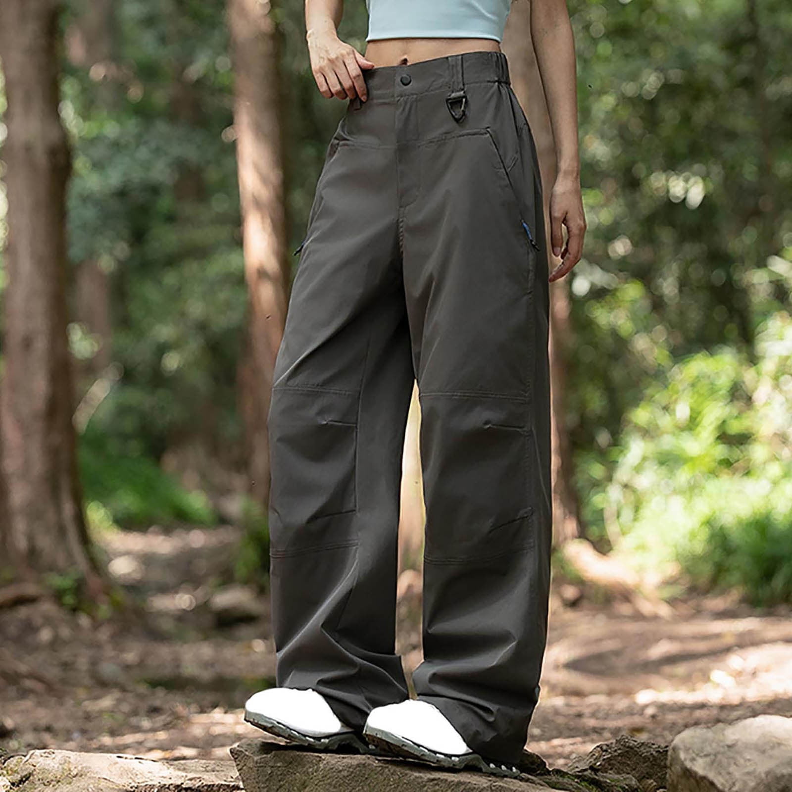 Wensltd Rain Pants Women Waterproof Pants Lightweight Breathable