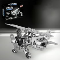 Hzrsly Metal Assembled Engineering Vehicle Kit - Educational Building Blocks for Kids, Perfect Gift Set for Ages 8 