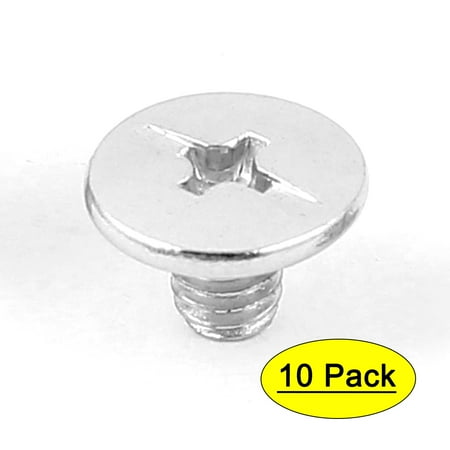 

Uxcell 5mmx6mm Nickel Plated Binding Chicago Screw Post for Album Scrapbook (10-pack)