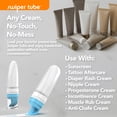 thumbnail image 2 of Eli & Ali Swiper Tube - No-Touch Cream Applicator with Refillable Silicone Cream Dispenser for Sunscreen, Diaper Rash, Tattoo Aftercare, Nipple, Progesterone & More - TSA Friendly - Orange, 1 Pack, 2 of 8