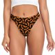 thumbnail image 1 of Fotbe Halloween Bat Tanga Sin Costuras para Mujer con Estampado – Panties Invisibles, Transpirables y Cómodos para Uso Diario-Small, 1 of 6