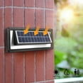 thumbnail image 3 of La pared solar del paisaje enciende la lámpara accionada solar del camino del jardín del sensor inteligente del control de sonido, 3 of 8