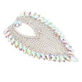 thumbnail image 1 of Chaîne Griffe 8.5 x 13cm Strass Chaîne Griffe Il de Cheval Applique Design de Pointe, 1 of 8