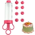 thumbnail image 2 of Kaireo Deviled Egg Piping Tool with 8 Tips – Comfort Grip Egg Filling Injector, Non-Stick Deviled Egg Maker & Cupcake Decorating Tool for Home Baking, Pastry Filling & Food Making, 2 of 4