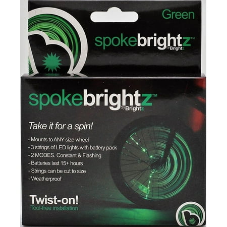 - Spoke Brightz LED Bicycle Spoke Accessory, Green