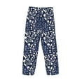 thumbnail image 4 of Kdxio Plant Print Men's Sleep Pajama Pant Lounge Pants with Pockets, 4 of 8