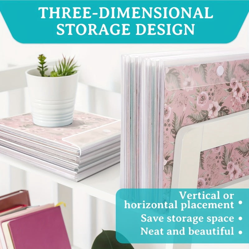 20pcs of Plastic Storage Boxes for Scrapbook Paper - Spacious Containers for Organizing Craft Materials, Featuring a Closure And Transparent Design, Perfect for Everyday Scrapbook Storage