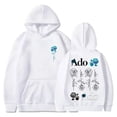 thumbnail image 3 of Sudadera con capucha Ado Blue Rose World Tour Merch Winter para hombre y mujer, unisex, informal, de manga larga, ropa de calle con capucha, 3 of 5
