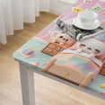 thumbnail image 4 of BANET Tablecloths Kawaii Cartoon Theme Table Cover Rectangle Table Cover for Girls and Boys Party Decorations White, 4 of 7