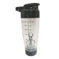 thumbnail image 1 of Botella mezcladora de proteínas, mezcladora de vórtice, licuadora portátil a batería, vaso mezclador de 600 ml (negro), 1 of 6