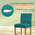 thumbnail image 1 of 2 Pieces Solid Office Chair Cover Multicolor Wear-resistant the Four Seasons Office Furniture Outer Protector Rotating Slipcover Green, 1 of 9
