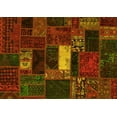 thumbnail image 1 of Ahgly Company Indoor Rectangle Oriental Yellow Modern Area Rugs, 4' x 6', 1 of 4