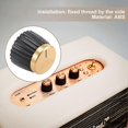 thumbnail image 5 of 10x Guitar AMP Amplifier Knobs Push-on Black+Gold Cap for Marshall Amplifier, 5 of 5