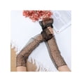 thumbnail image 5 of INSPIRE CHIC Women's Long Polka Point Bowknot Lace Pleated Gloves Fashion Fingerness Arm Sleeves for Female Vintage Opera Dance Party Leopard Print, 5 of 6